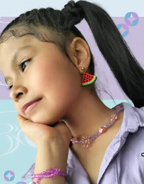 Aretes Sandía