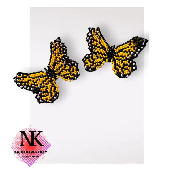 Aretes Mariposas Monarcas